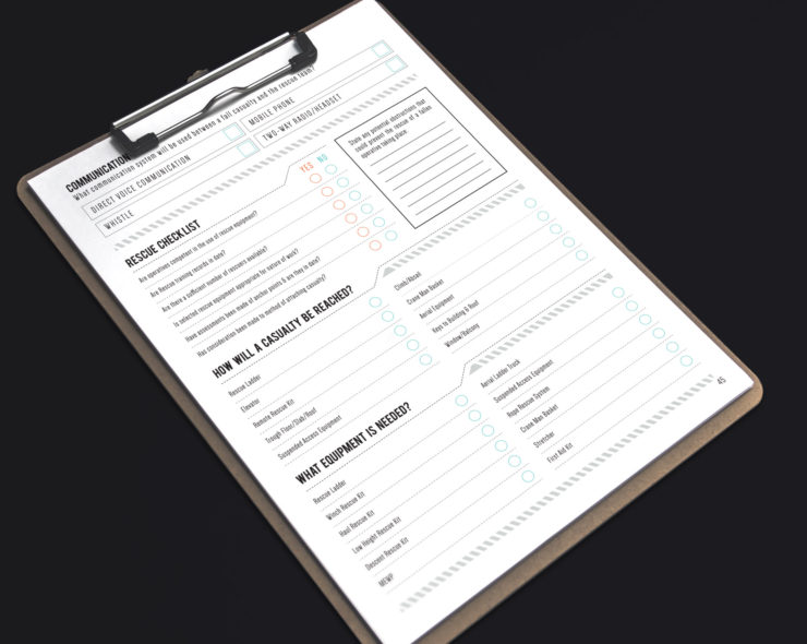 rescue from height risk assessment sheet