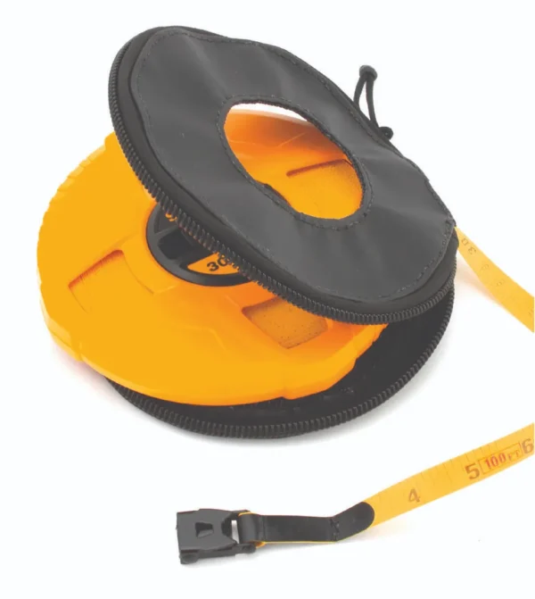 Durable 30m Surveyor’s Tape Holster in Black and yellow - Professional Quality Tethering Tools